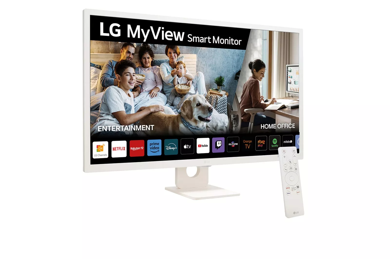 LG - Monitor PC 80 cm (31,5') LG 32SR50F MyView Smart TV webOS23, 60 Hz Full HD IPS, HDR10 (Reacondicionado grado A).
