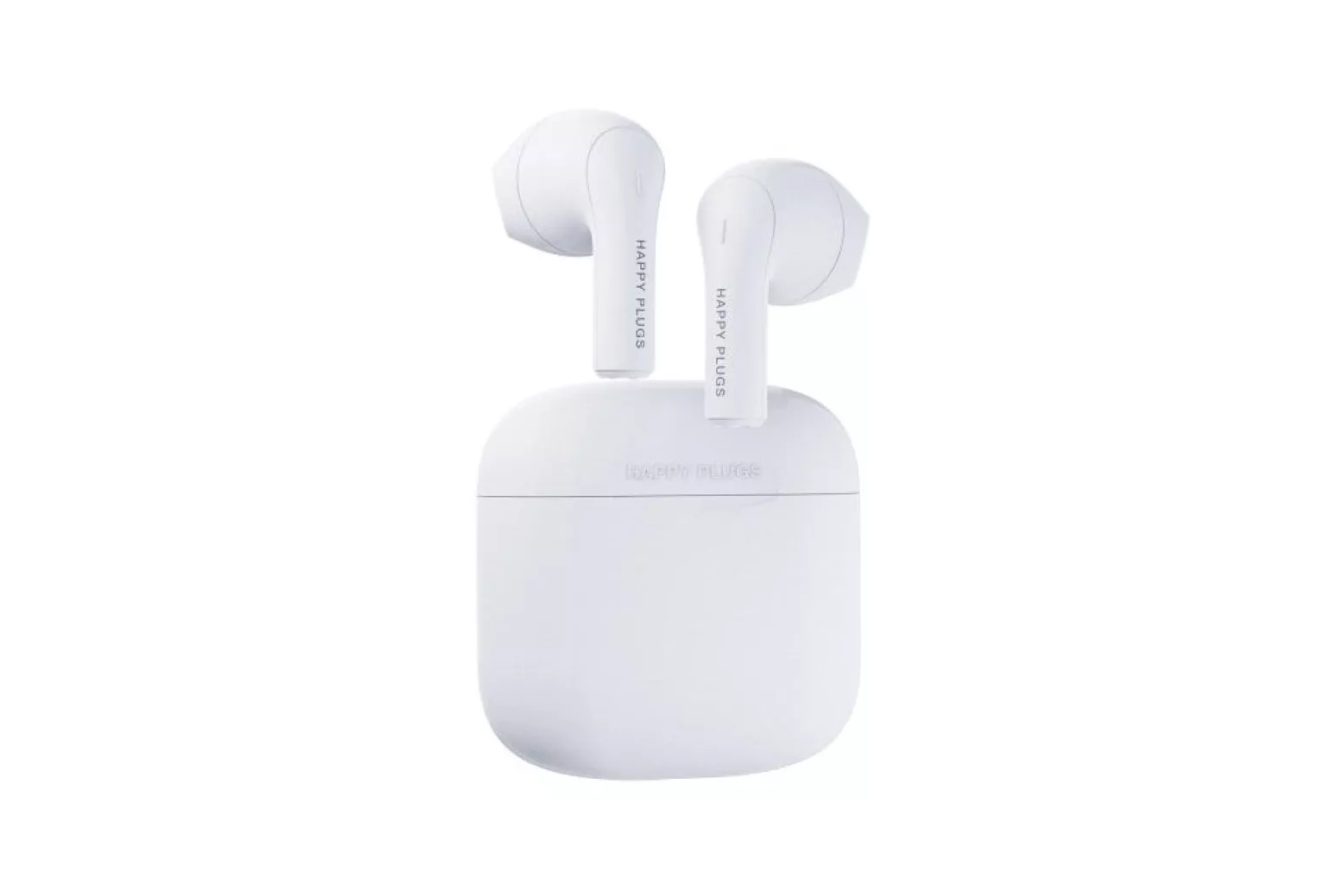 Happy Plugs Joy Auriculares Inalámbricos con Estuche de Carga Blancos