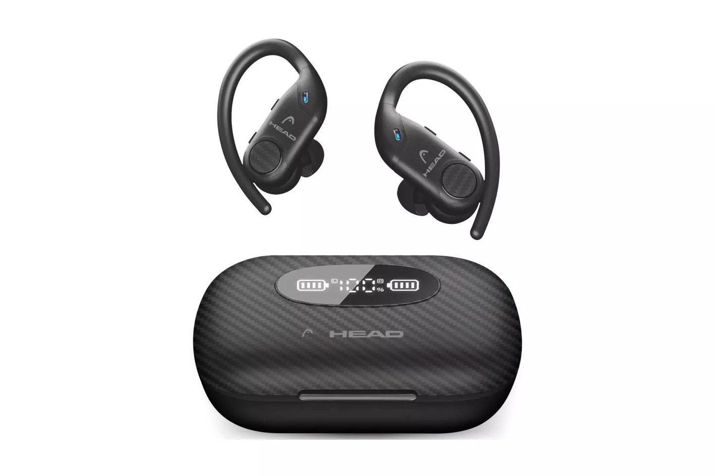 Head Flex Hooks Auriculares Inalámbricos Autonomía 8+32H IPX7 Negros