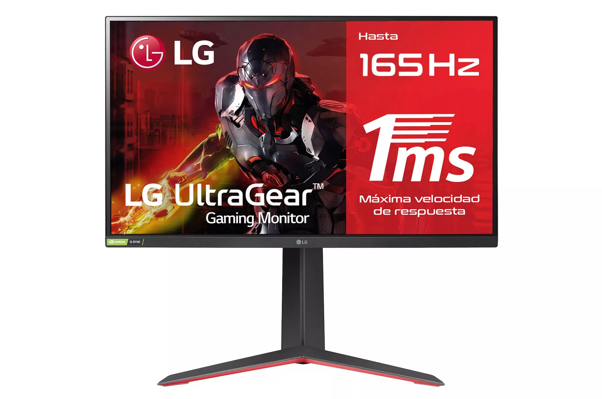 LG - Monitor PC Gaming 68,5 cm (27') LG 27GP850-B UltraGear, hasta 180 Hz, QHD IPS AMD Freesync Premium, G-Sync, HDR10 (Reacondicionado grado A).