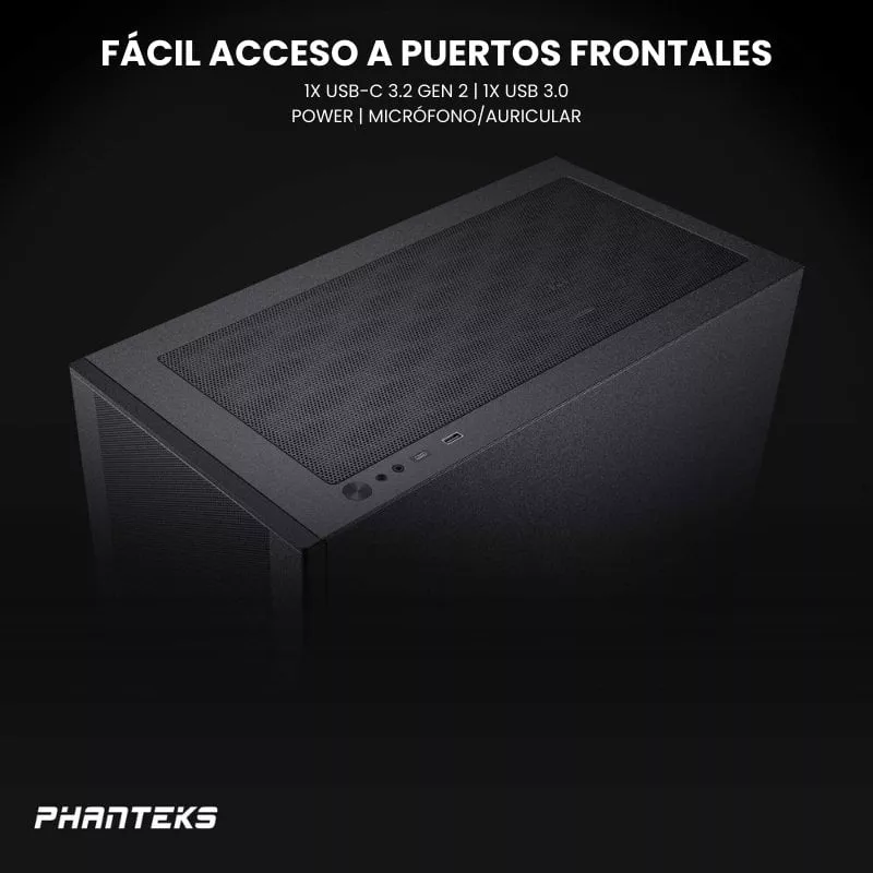 Phanteks Pack XT Pro Ultra USB 3.2 + Polar ST5 Ventilador CPU RGB 120mm Negro