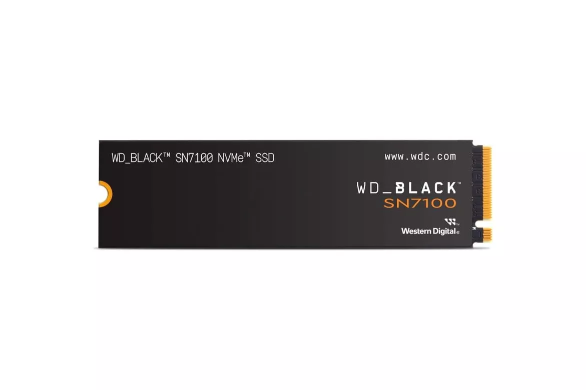 WD BLACK SN7100 1TB Disco SSD 7250MB/s NVMe PCIe 4.0 M.2 Gen4 TLC 3D NAND