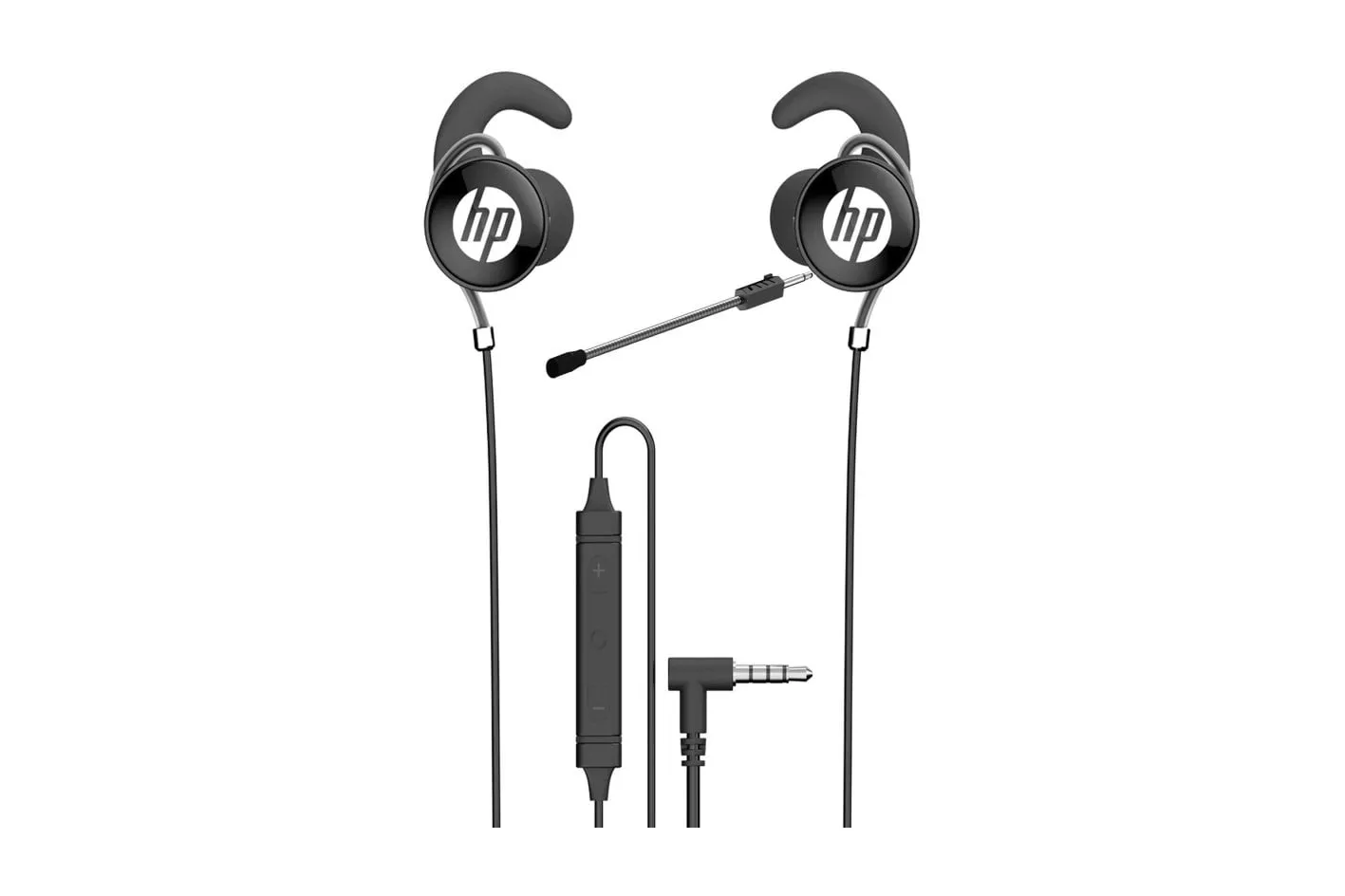 HP DHE-7004 Auriculares con Micrófono Negros