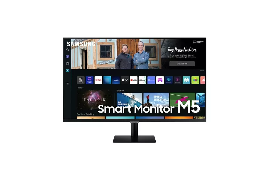 Samsung - Monitor PC 68,58 cm (27') Samsung Smart M5 LS27BM500EUXEN, 60 Hz, Full HD, HDR 10, Smart TV Apps (Reacondicionado casi a estrenar).