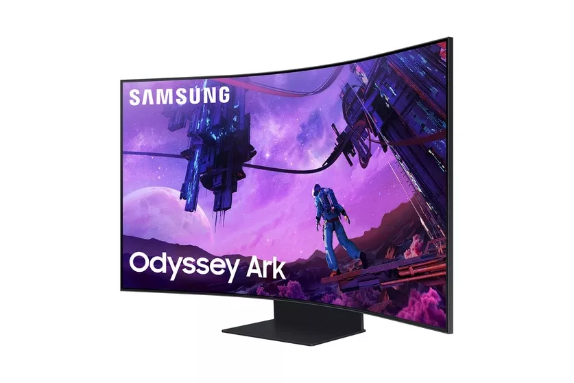 Samsung - Monitor PC Gaming curvo 139,7 cm (55') Samsung Mini Led Odyssey ARK G97NB, 165Hz, DQHD (Reacondicionado a estrenar).
