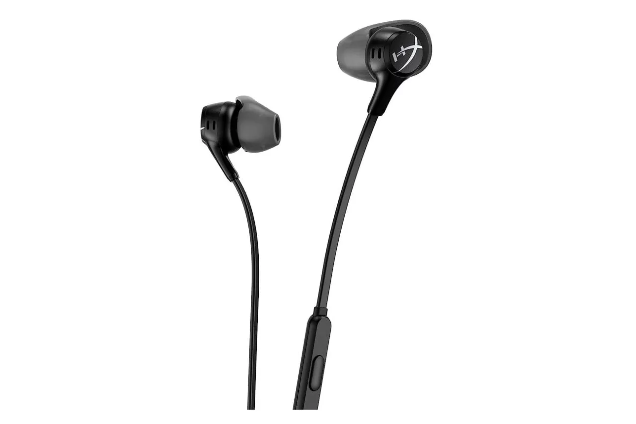 HyperX Cloud EarBuds II Auriculares Gaming Intraurales con Micrófono Negros