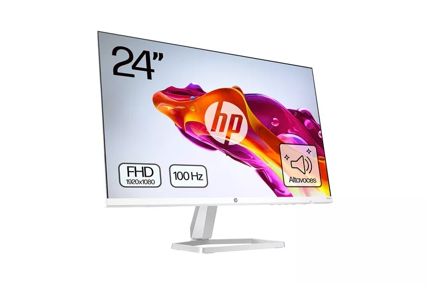 HP - Monitor PC 60,4 cm (23,8') HP S5 524sa, 100 Hz FHD IPS antirreflectante y certificación Eyesafe, con audio integrado (Reacondicionado casi a estrenar).