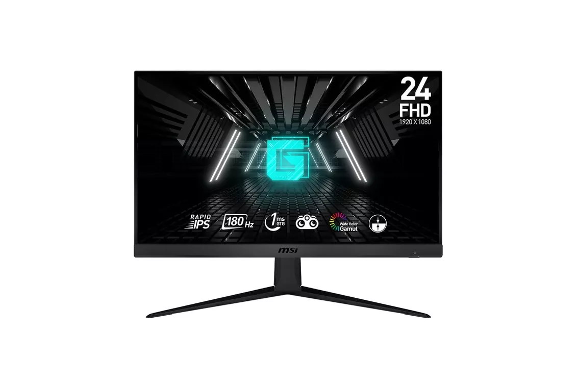 MSI - Monitor PC Gaming 60 cm (23,8') MSI G2412F, 180 Hz Full HD Rapid IPS (Reacondicionado grado B).