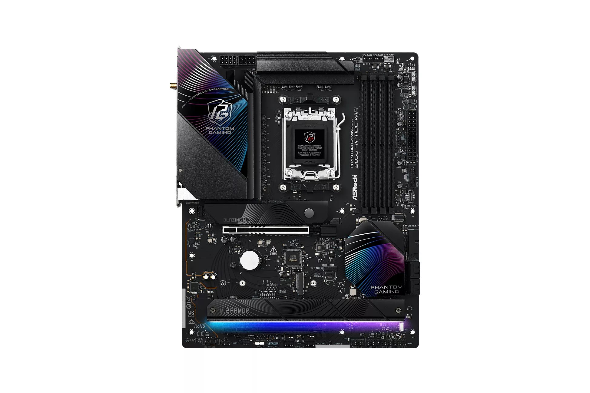 Asrock B850 Riptide | WiFi 7 Bluetooth 5.4 | DDR5 | ATX | Placa Base AM5