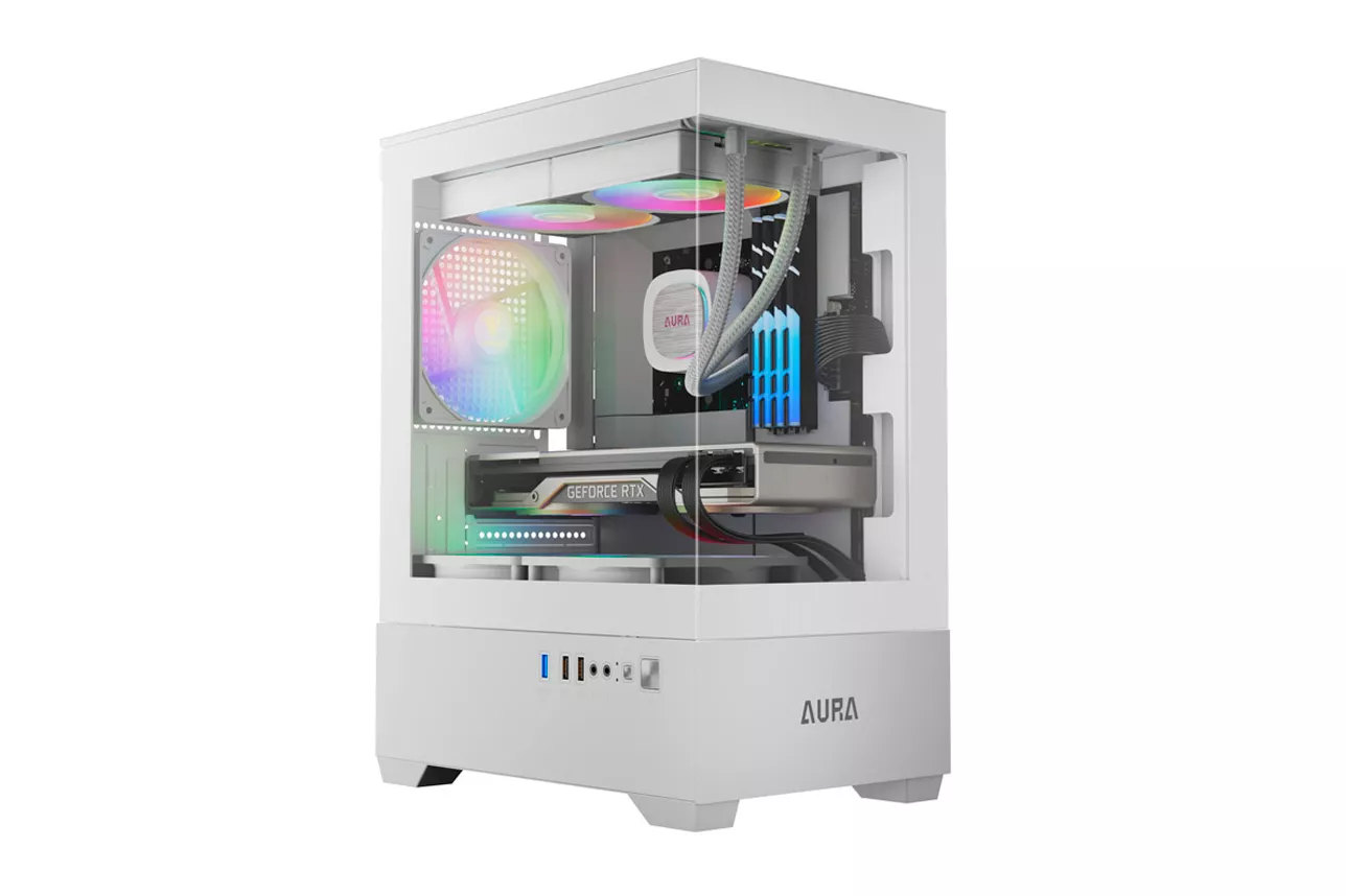 Caja/Torre Gamdias Aura GC9M ARGB Blanco