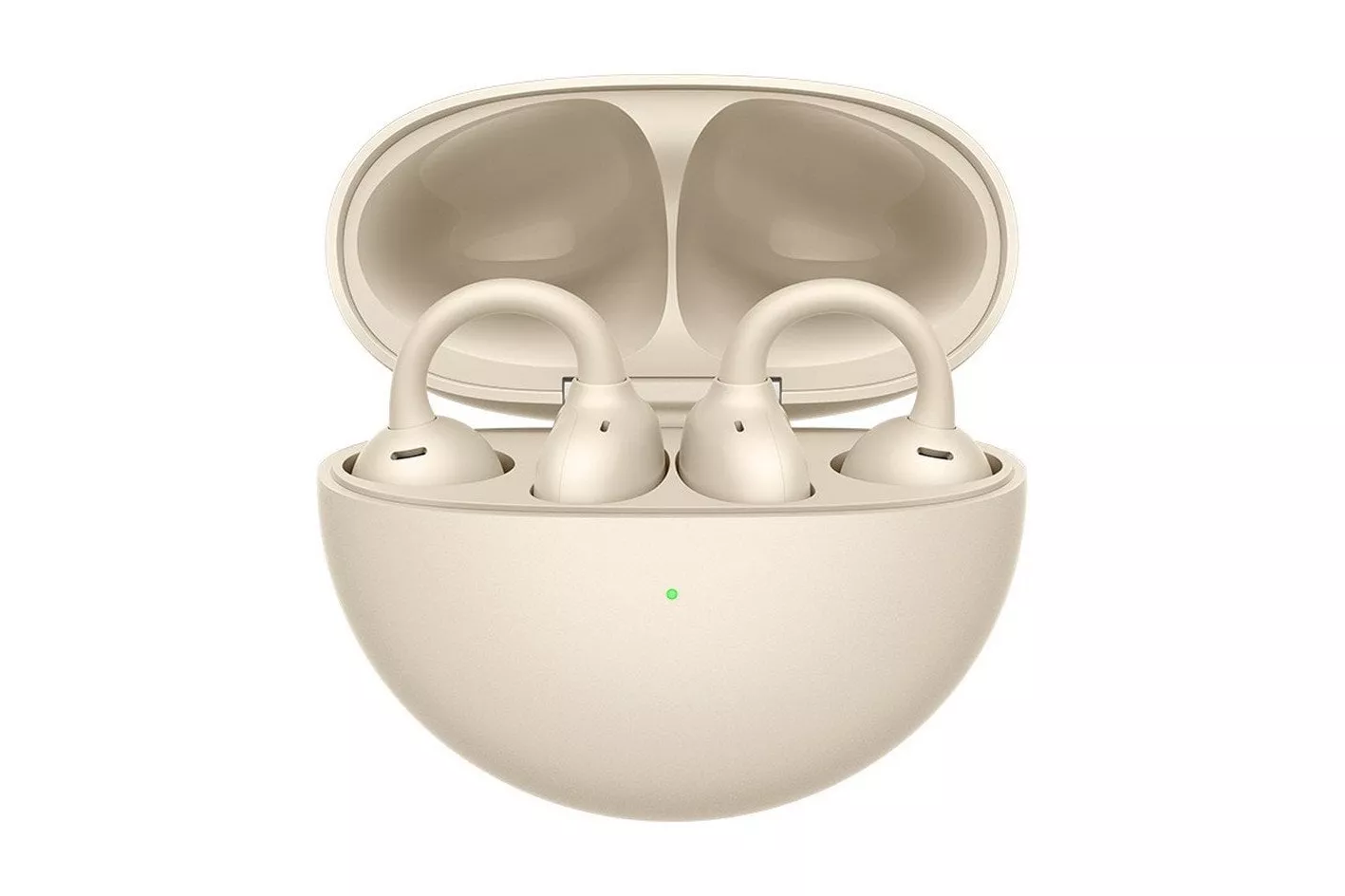 Huawei FreeClip Auriculares Open-ear Bluetooth con Estuche de Carga Inalámbrica Beige