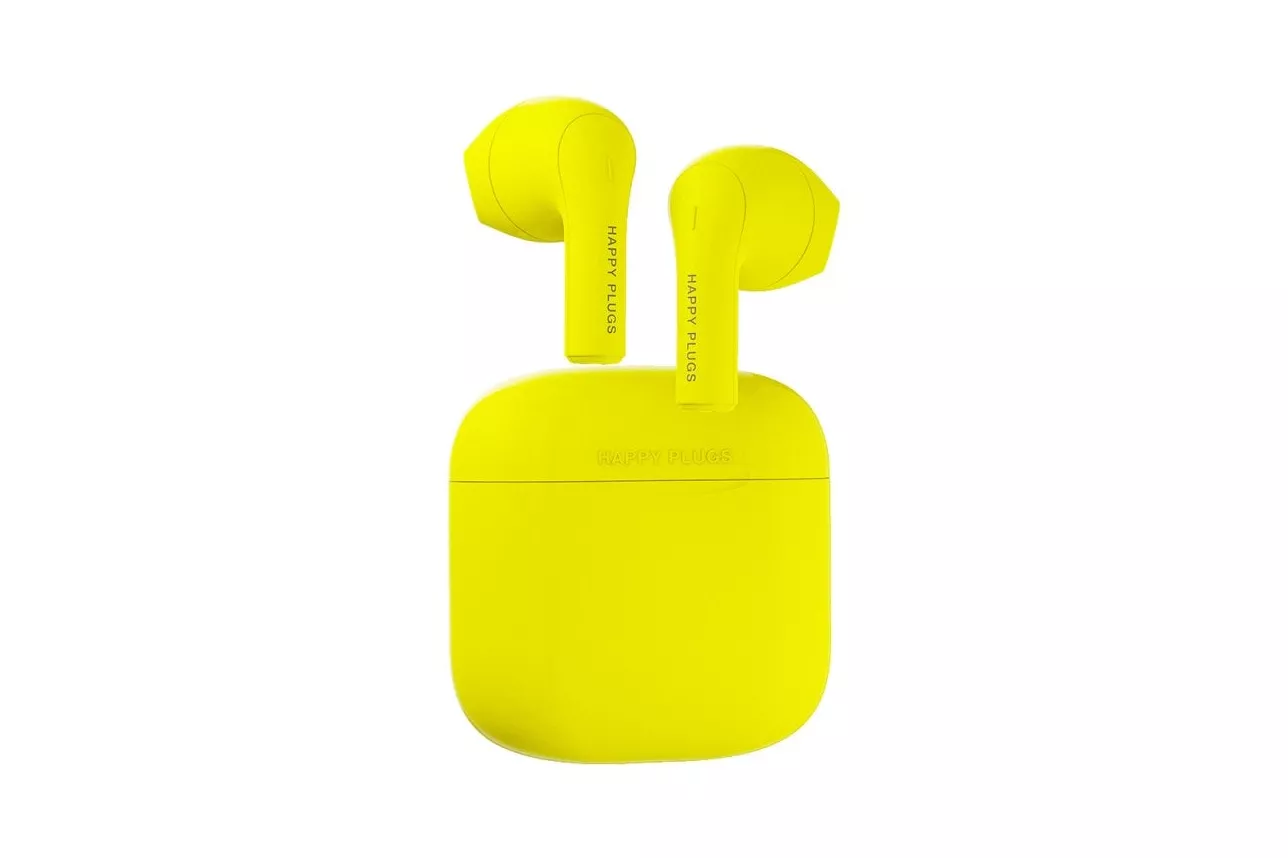 Happy Plugs Joy Auriculares Inalámbricos Amarillos