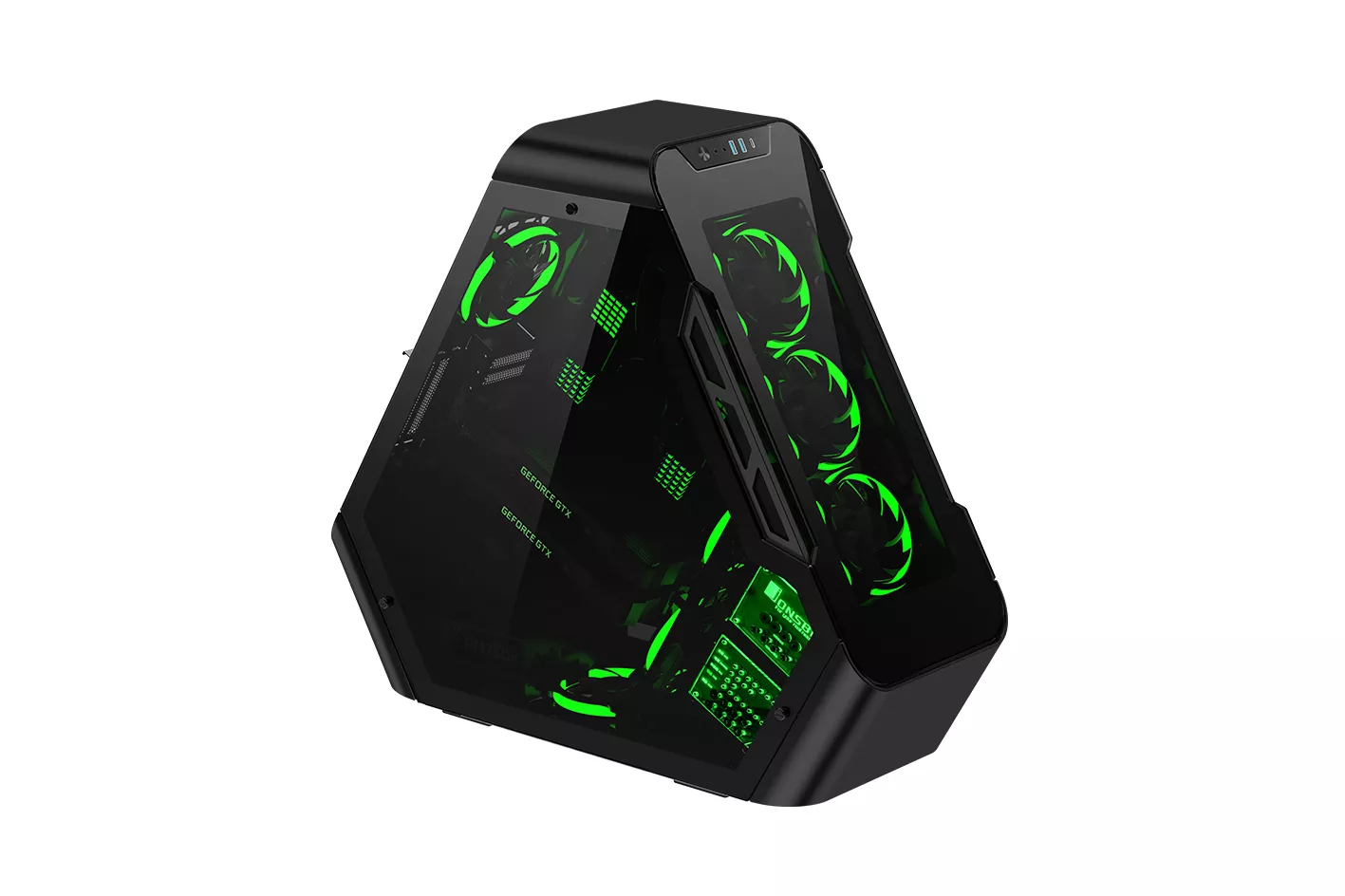 Jonsbo TR03-G Black Cristal Templado - Caja/Torre