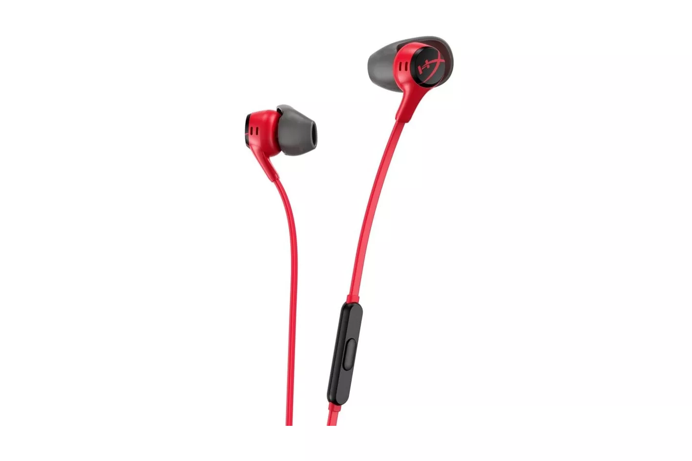 HyperX Earbuds II Auriculares Gaming Intraurales con Micrófono Rojos