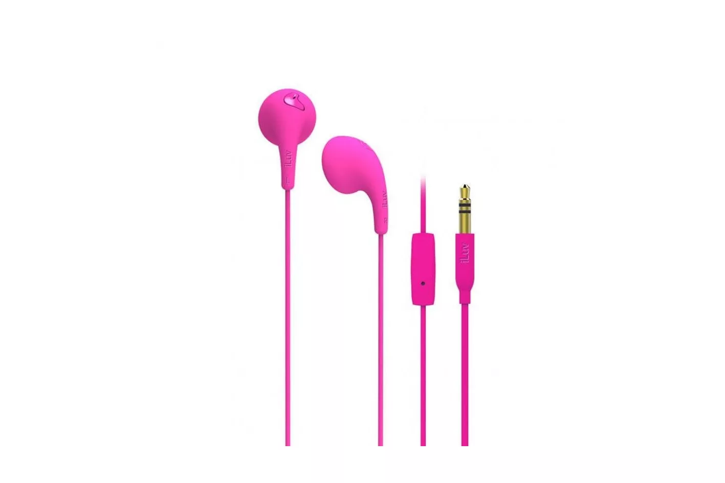 Iluv Bubble Gum Talk Auriculares con Micrófono Rosa