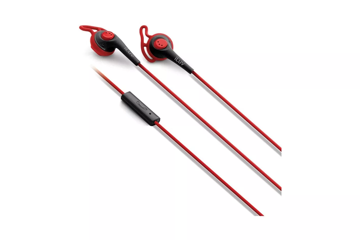 iLuv FitActive Sport Auriculares Rojos