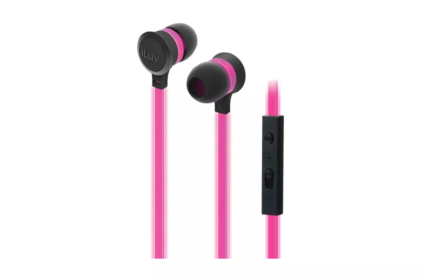 Iluv Neon Glow Auriculares Neón Rosa