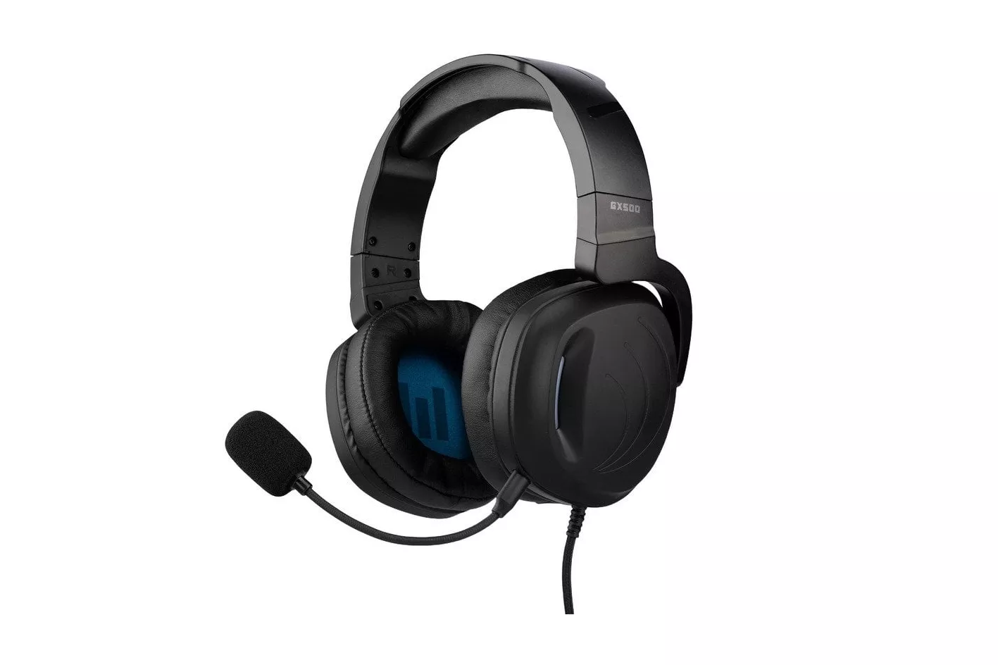 Indeca GX500 Auriculares Gaming Negros para PS5/PS4/Nintendo Switch/Xbox/PC