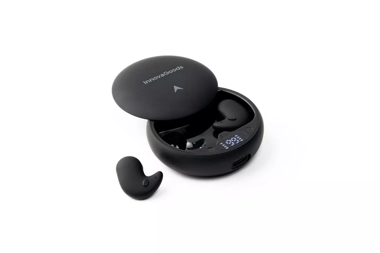 InnovaGoods Ig7826918 Mini Auriculares Invisibles Bluetooth para Dormir Negros