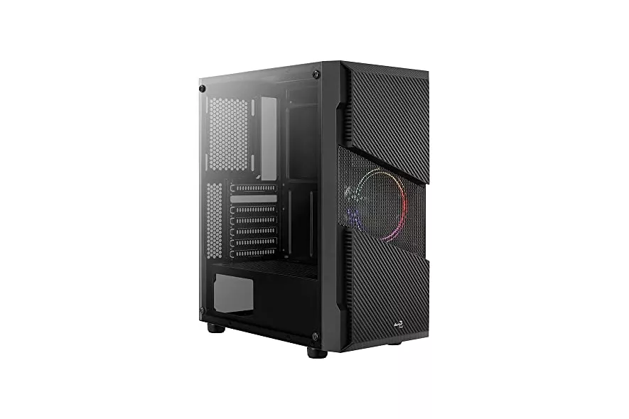 Aerocool Menace Saturn FRGB Cristal Templado - Caja/Torre