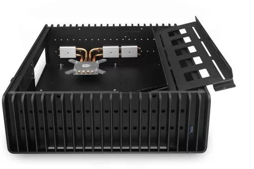 Streacom ST-FC10B Alpha Negro - Caja/Torre