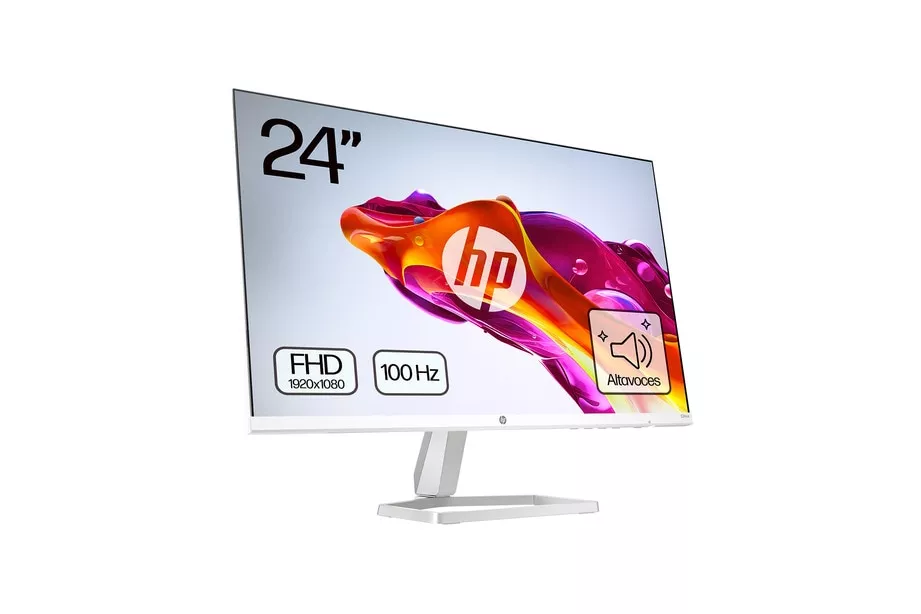 HP - Monitor PC 60,4 cm (23,8') HP S5 524sa, 100 Hz FHD IPS antirreflectante y certificación Eyesafe, con audio integrado (Reacondicionado Grado A).