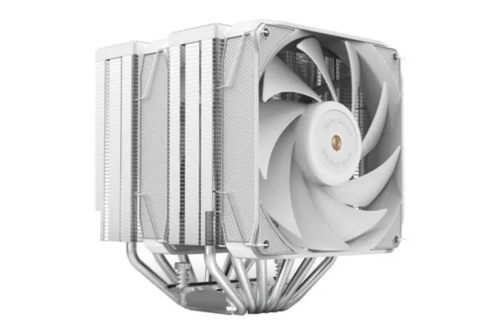 Mars Gaming MCPU-XU6 Disipador CPU Doble Torre TDP 350W 2x Ventiladores FDB 6 Heatpipes HCT Blanco