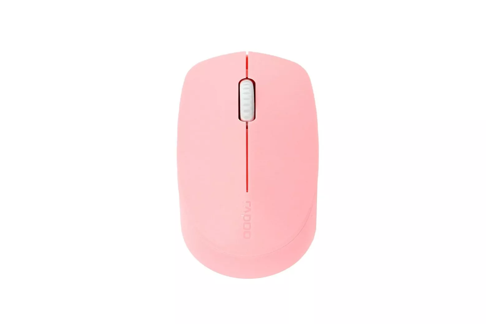 Rapoo M100 Silent Ratón Óptico Inalámbrico Silencioso Multimodal 1300DPI Rosa