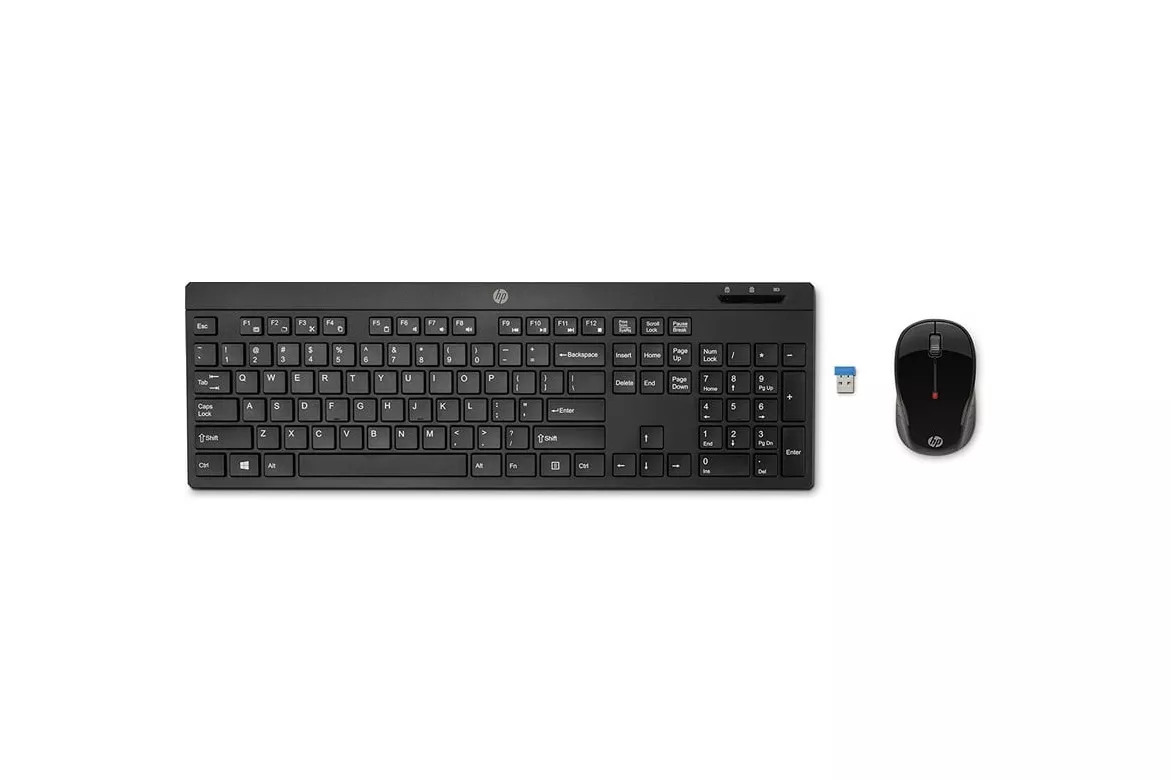 HP Wireless 200 Teclado y Ratón Inalámbrico