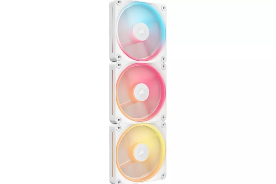 Corsair iCUE LINK LX120-R RGB Pack Triple Ventilador Suplementario PWM 120mm Blanco