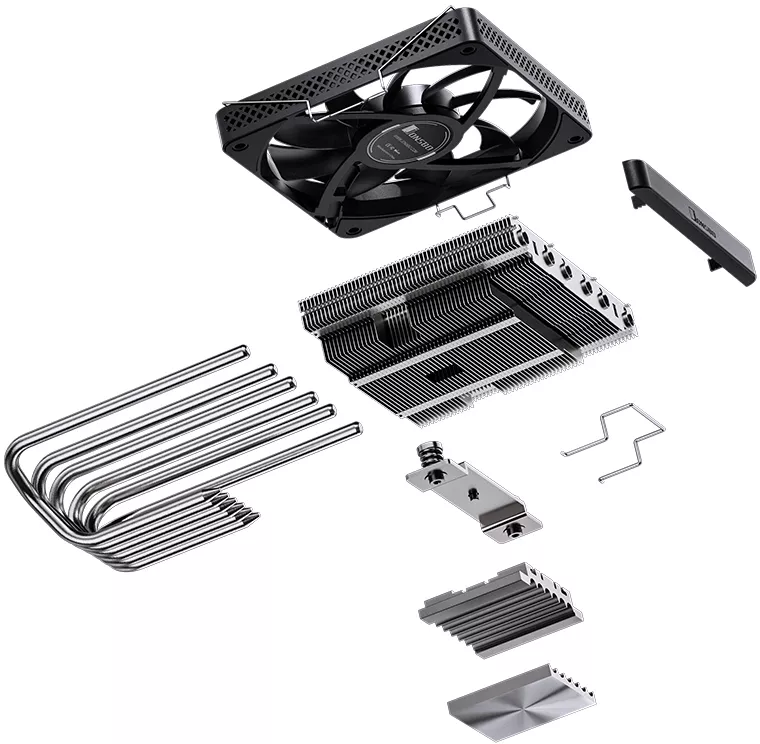 Ventilador CPU Jonsbo HP-600 LS Preto 120mm