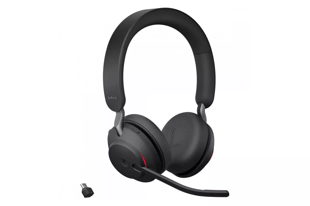 Jabra Evolve2 65 MS Teams Stereo Auriculares Bluetooth USB-C Negro