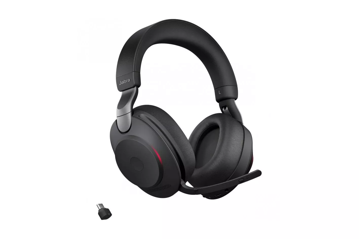 Jabra Evolve2 85 Auriculares Inalámbricos Bluetooth con Cancelación de Ruido USB-C Negros