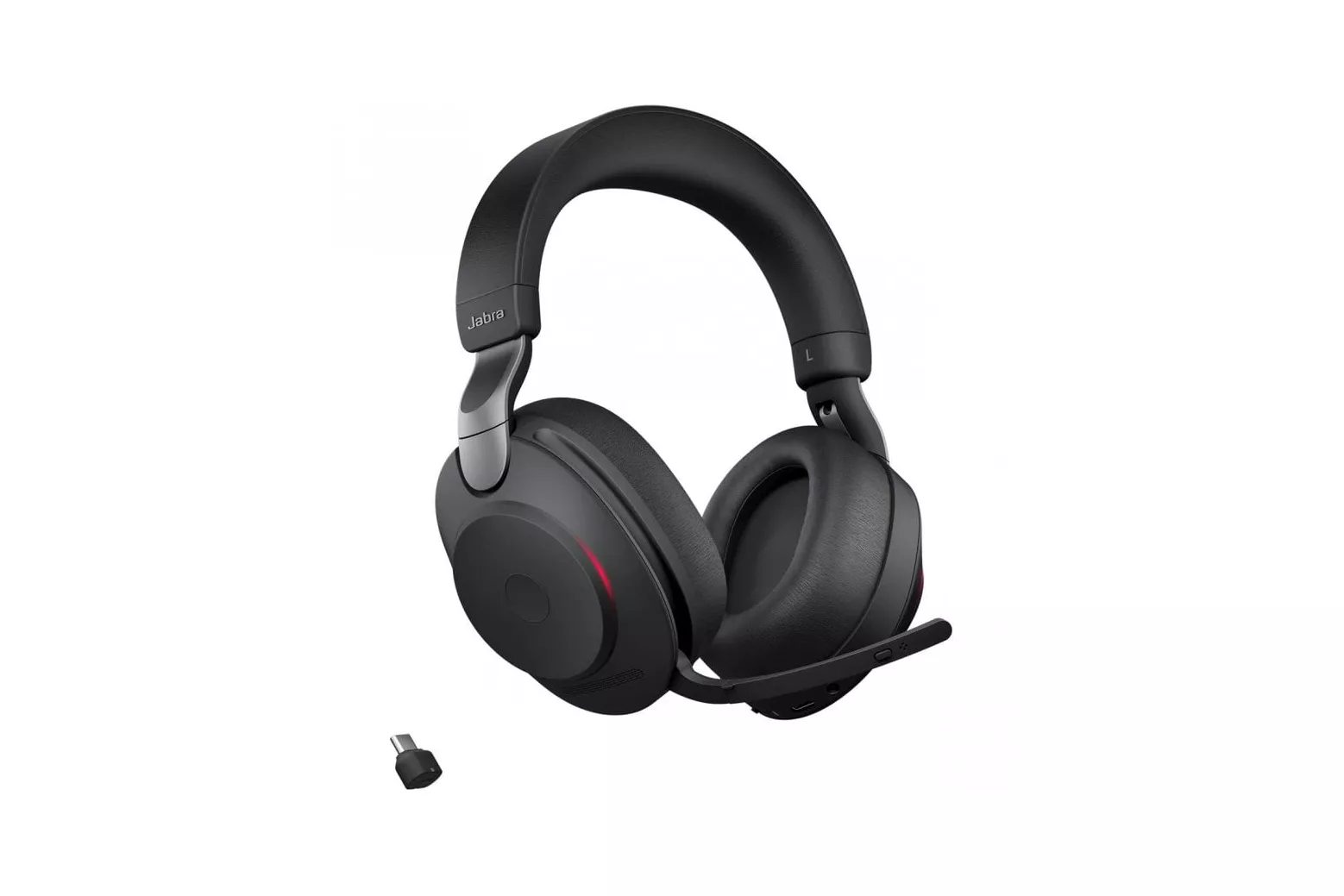 Jabra Evolve2 85 Auriculares Inalámbricos Negros + Soporte de Carga USB-C