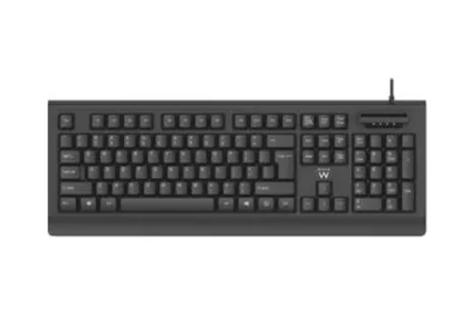 Teclado Ewent EW3287 com Smart Card Reader USB PT Negro