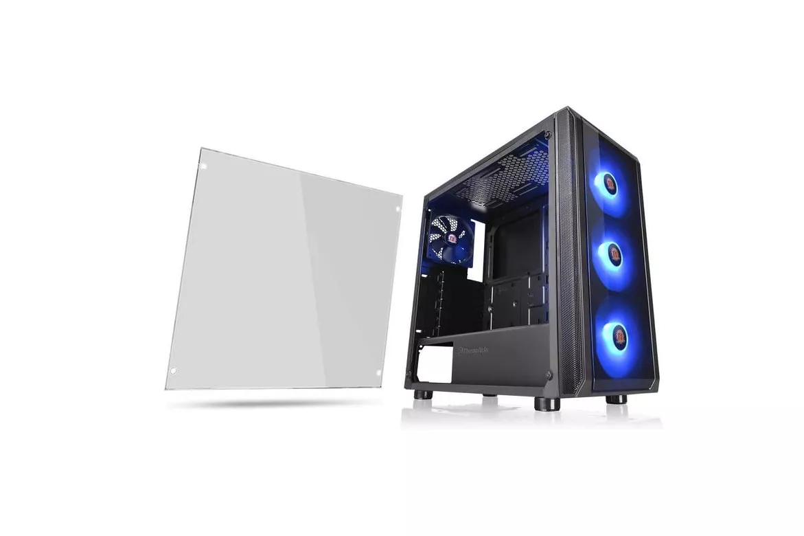 Thermaltake Versa J23 TG RGB Edition USB 3.0 Cristal Templado