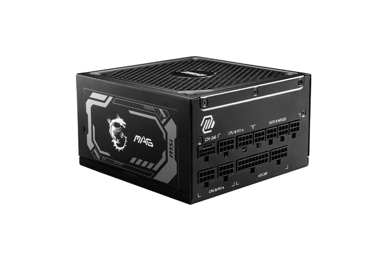 MSI MAG A1250GL ATX 3.1 PCIe 5.1 1250W 80 Plus Gold Modular