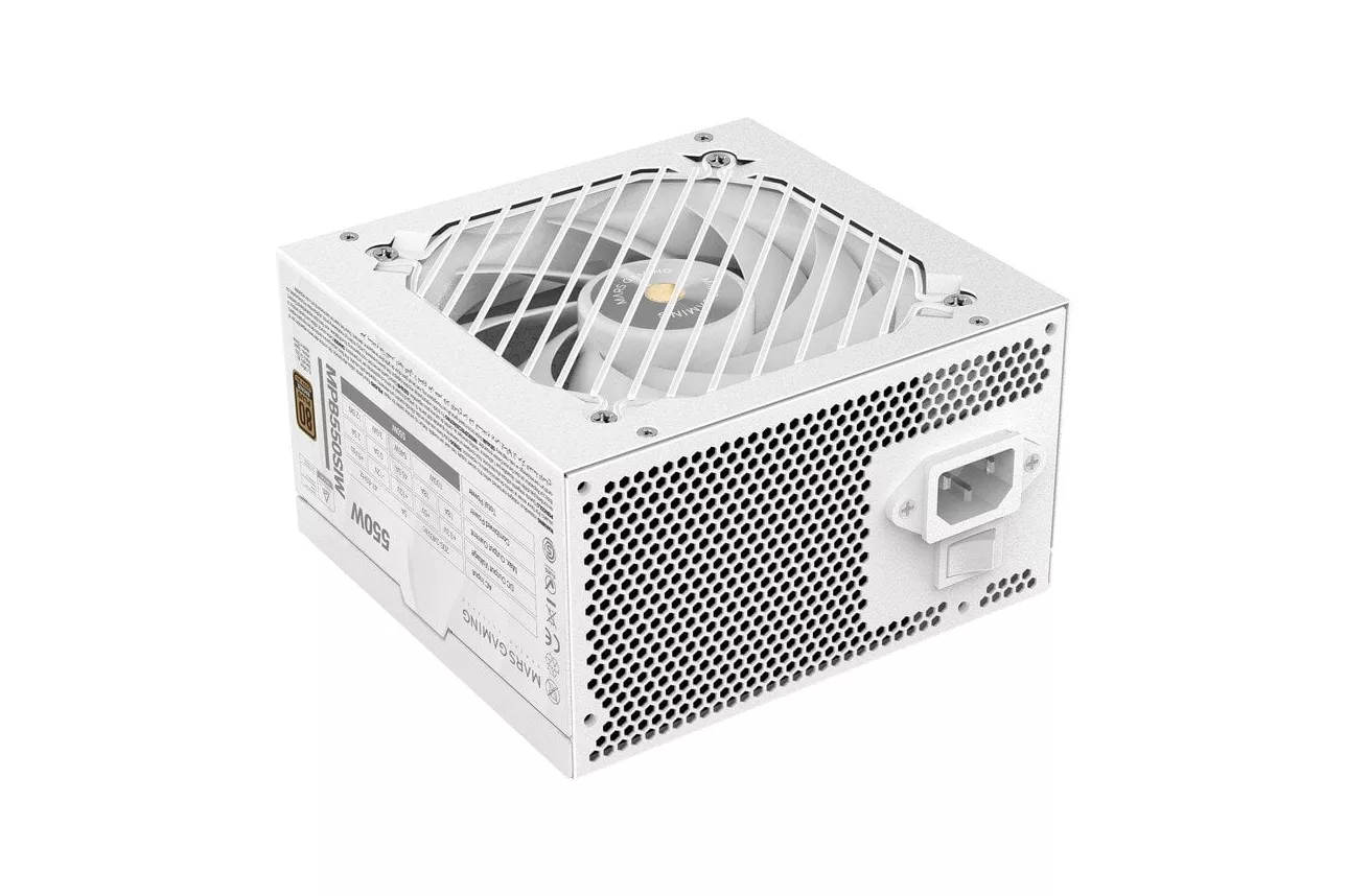 Mars Gaming MPB550SI Fuente Alimentación ATX 550W 7 Años Garantía 80 Plus Bronze 90% Blanca