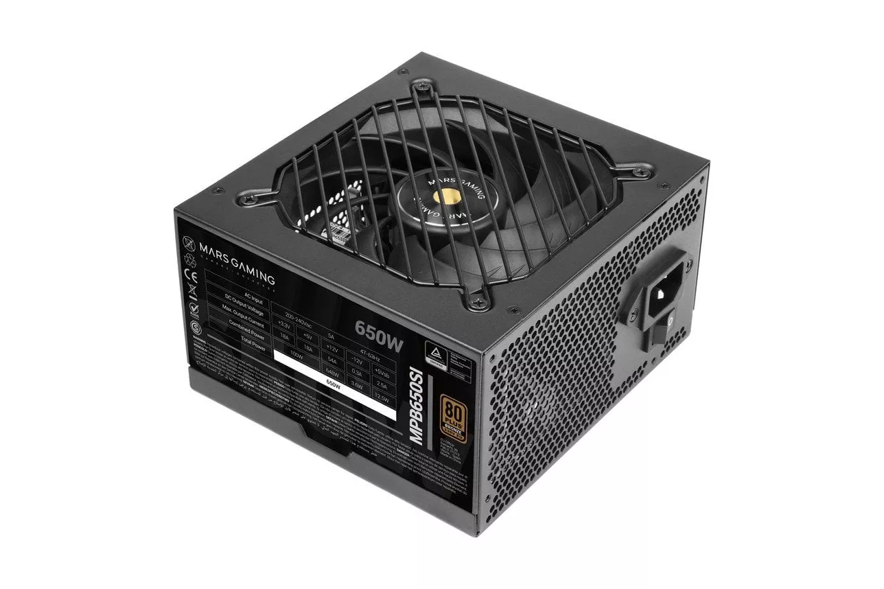 Mars Gaming MPB650SI ATX 650W 80 Plus Bronze Fuente de Alimentación