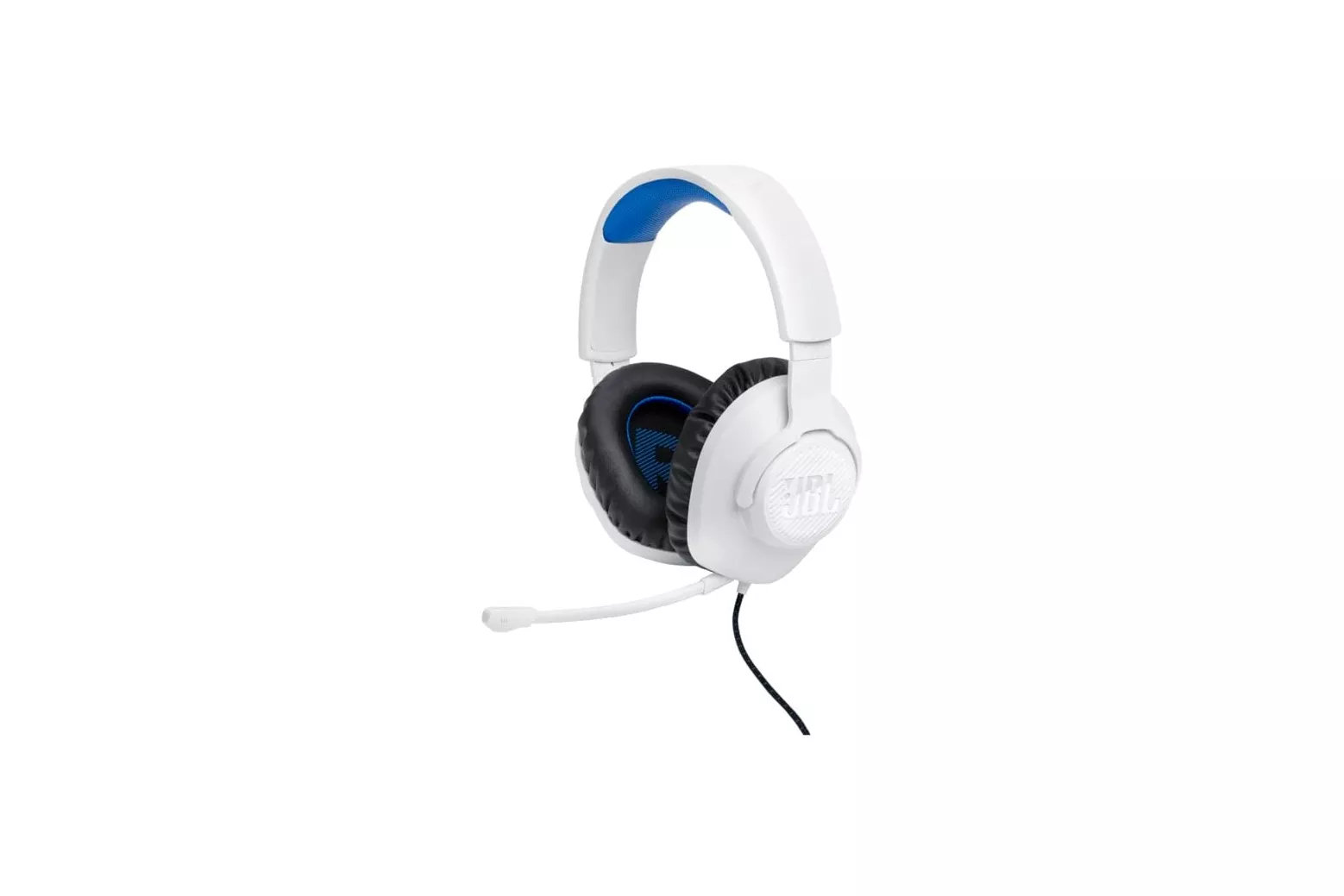 JBL Quantum 100P Auriculares Gaming para Consolas Blanco/Azul