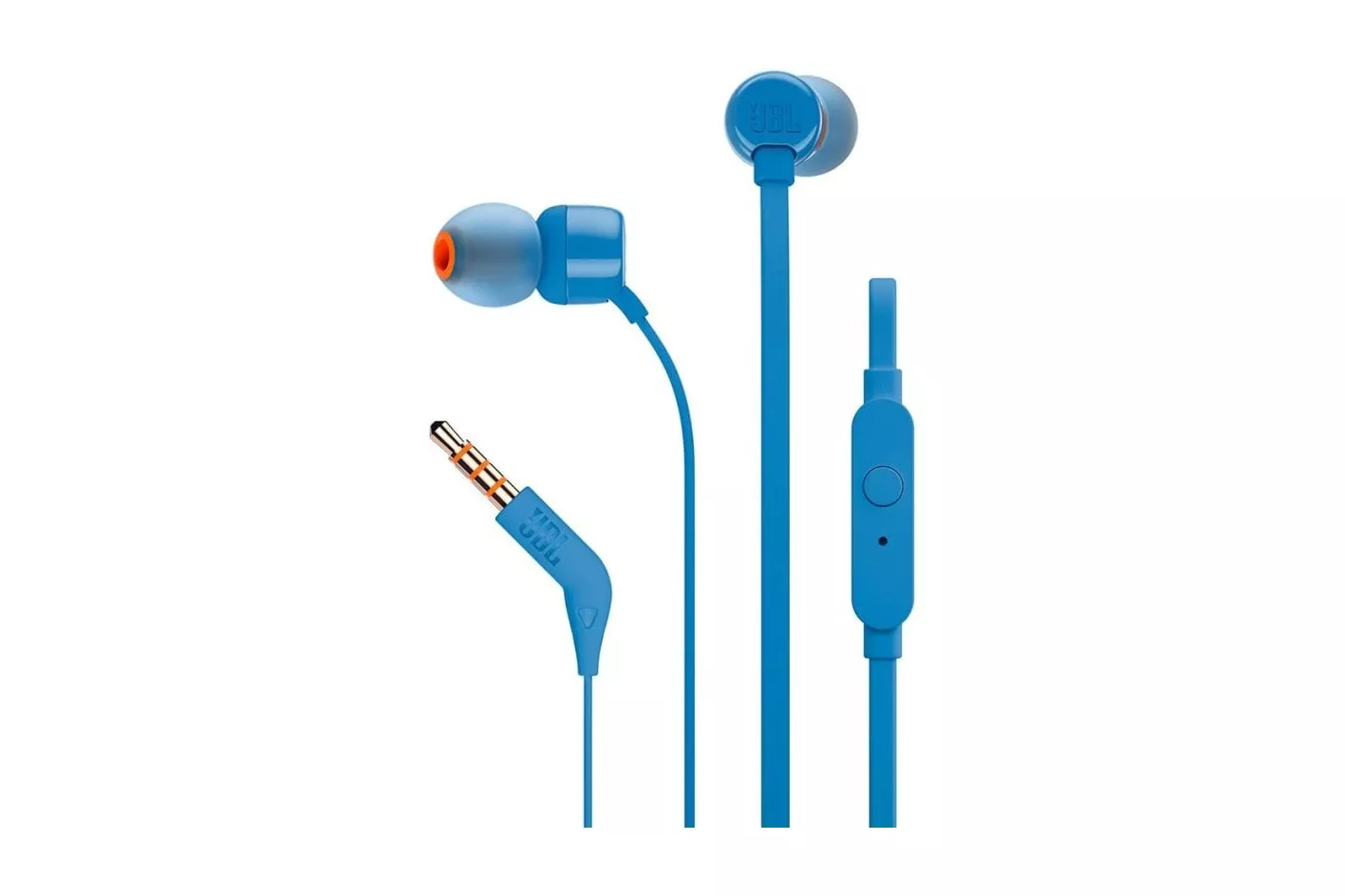 JBL Tune 160 Auriculares Intrauditivos con Micrófono y Jack 3.5 Azules