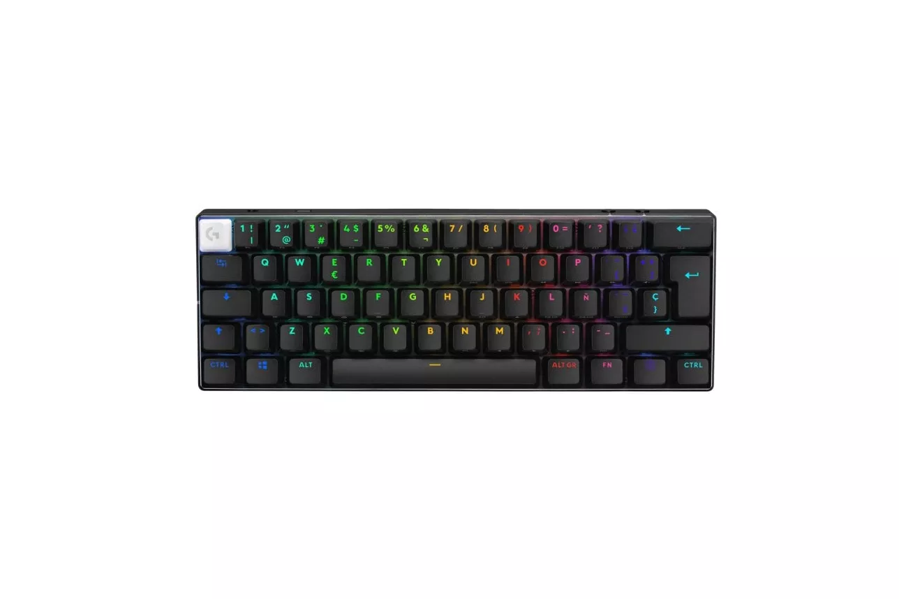 Logitech G Pro X 60 Lightspeed Teclado Inalámbrico Gaming Mecánico RGB TKL Negro