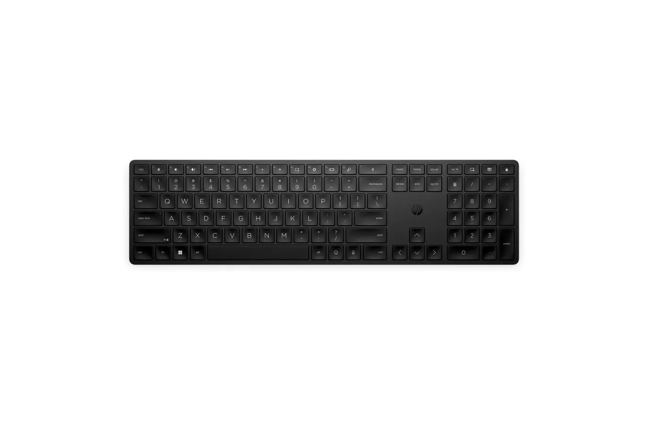 HP 455 Teclado RF Inalámbrico con Teclas Programables Negro