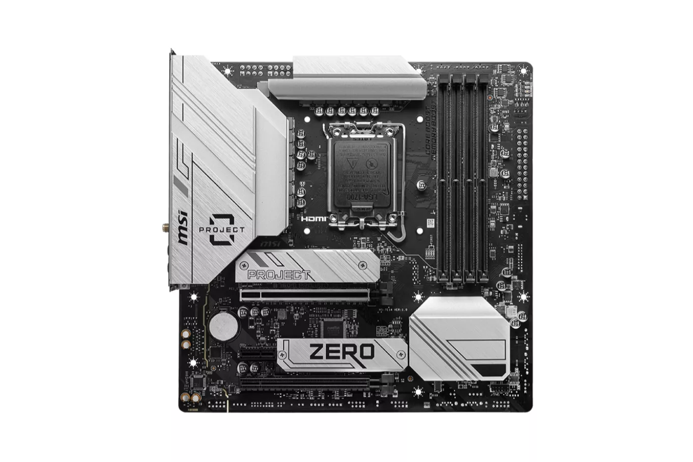 B760M PROJECT ZERO placa base Intel B760 LGA 1700 micro ATX