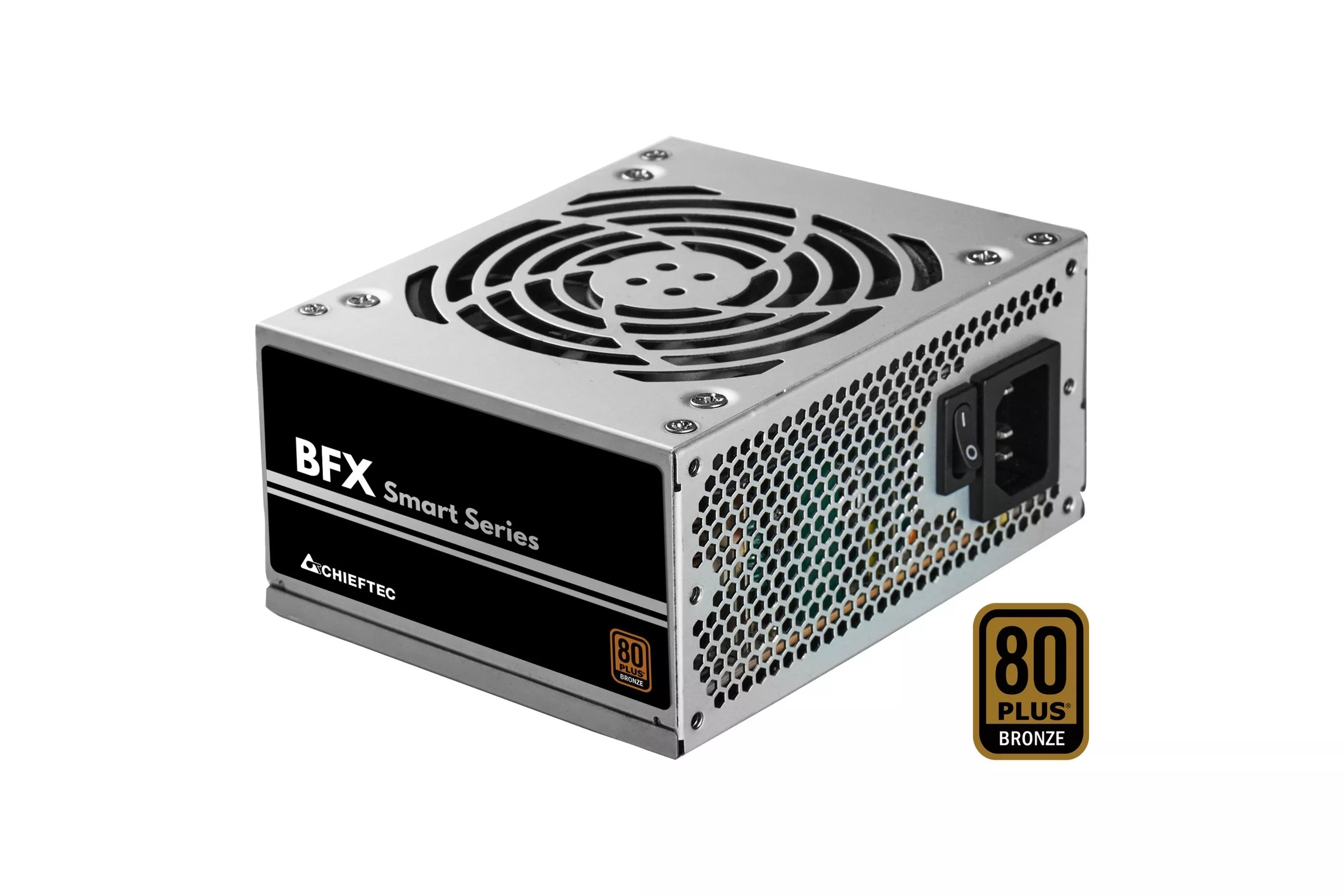 Smart 350W unidad de fuente de alimentación 20+4 pin ATX ATX Negro, Plata, Fuente de alimentación de PC
