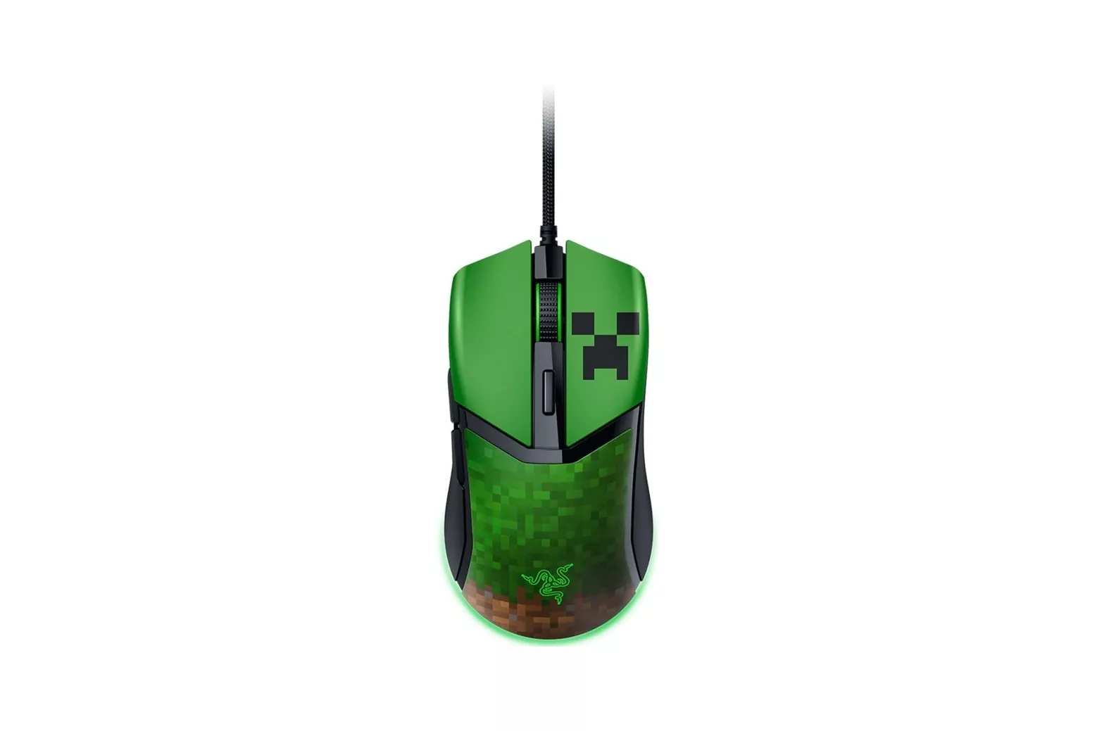 Razer Cobra Minecraft Edition Ratón Gaming Chroma RGB 8500DPI Verde
