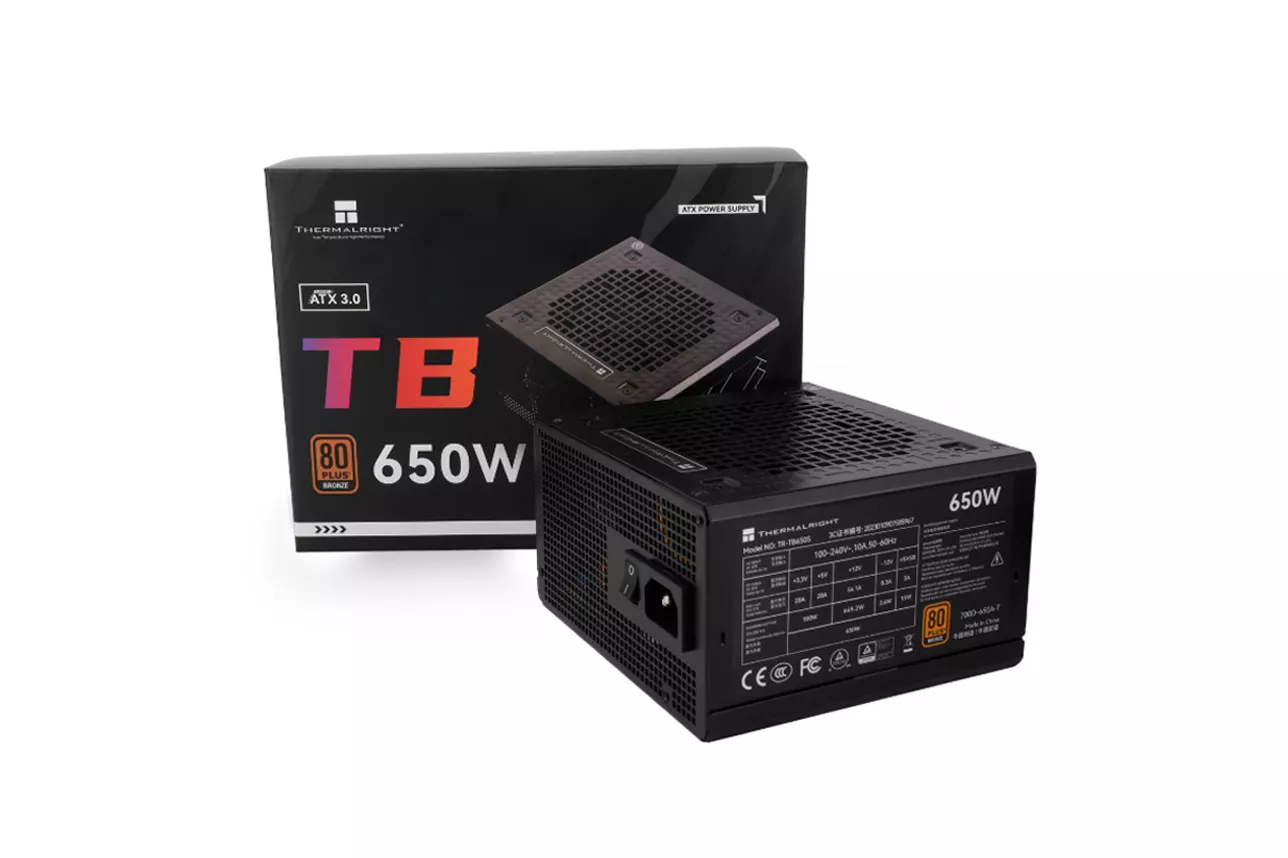 Fuente/PSU ThermalRight TR-TB650S 80 Plus Bronze 650W ATX 3.0 Modular