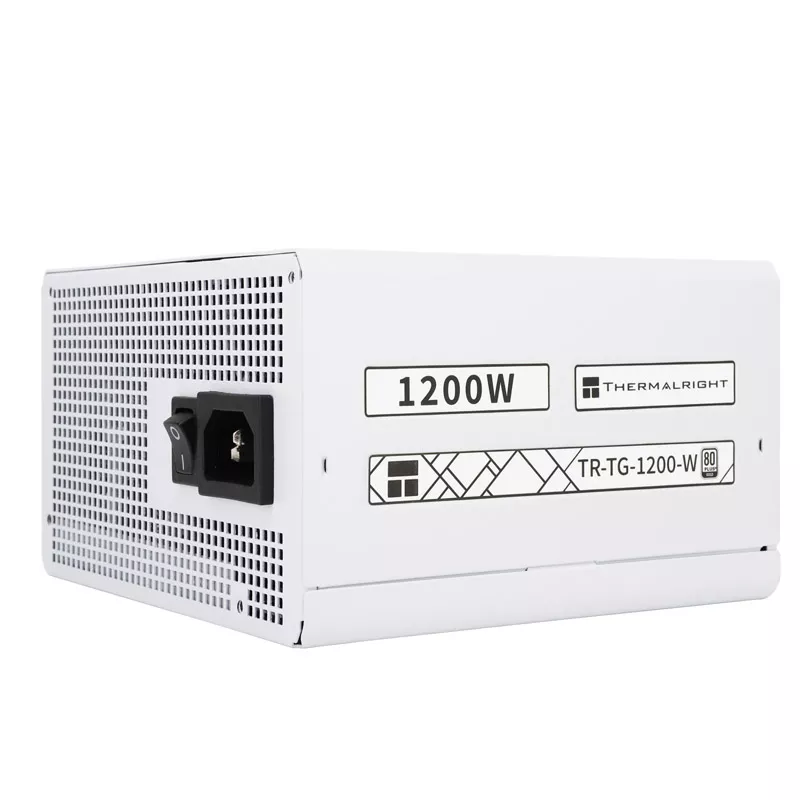 Fuente/PSU ThermalRight TR-TG 1200-W 80 Plus Gold 1200W ATX 3.0 PCIE 5.0 Modular Blanco