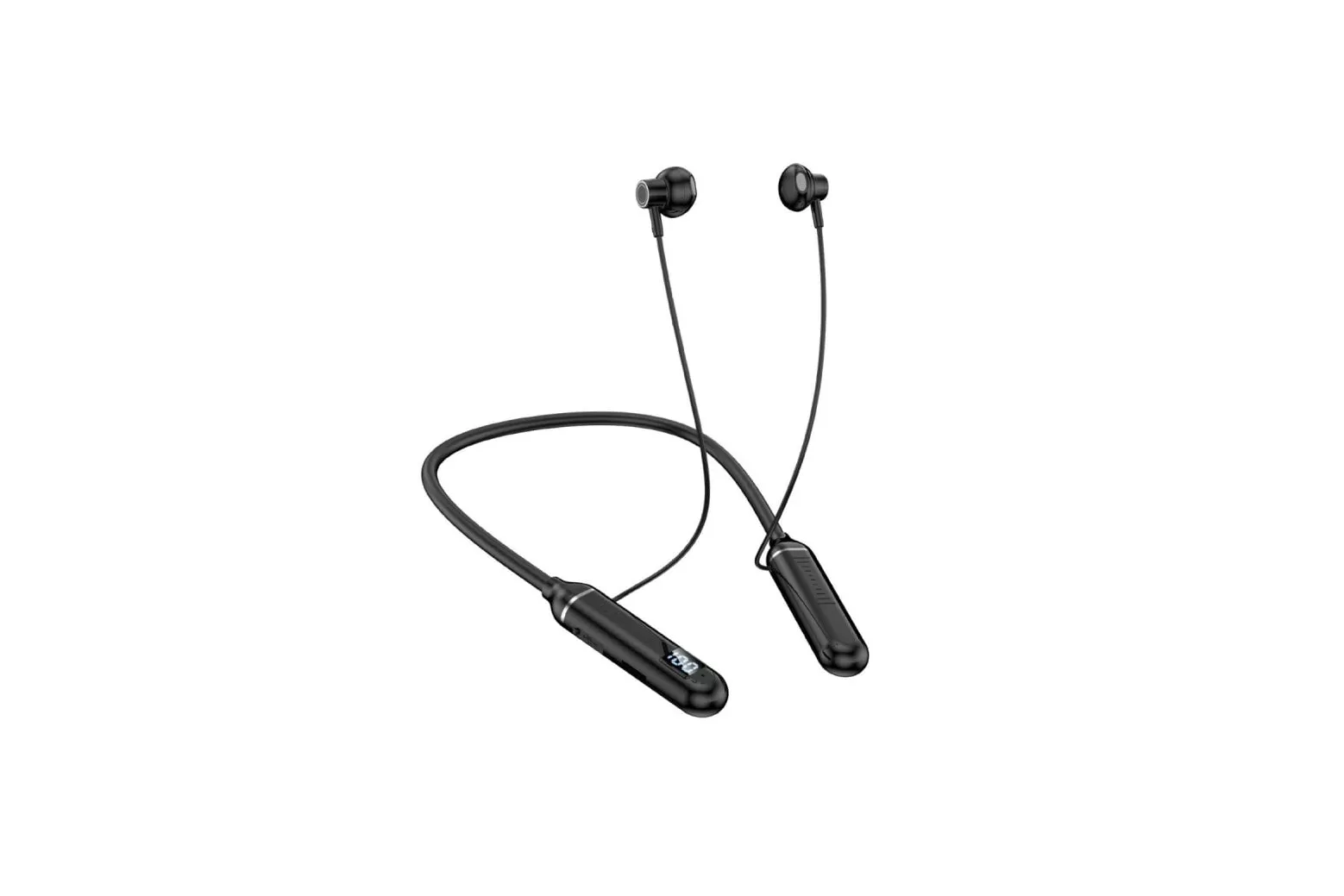 Kinsi 021 Auriculares Inalámbricos de Botón Montado en el Cuello Negros