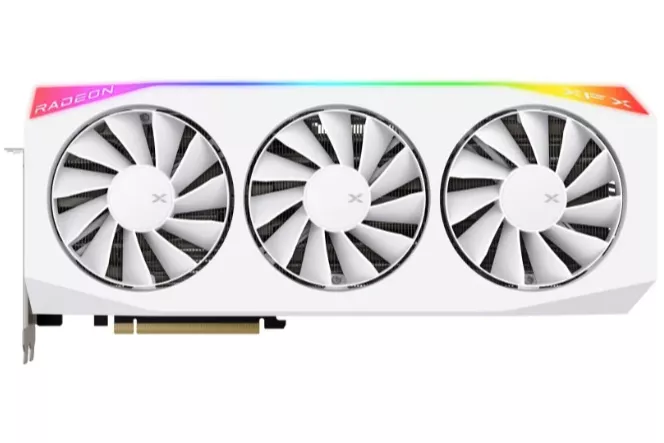 XFX MERCURY AMD Radeon RX 9070 XT OC Triple Fan 16GB GDDR6 FSR 4 Blanca